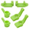 OGRC Plastic Front Caster Block & Steering Blocks and Rear Stub Axle Carriers for 1/10 Traxxas 2WD Slash, Stampede, Rustler, Replace 3632 3736 3752 (Green) view 1