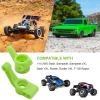 OGRC Plastic Front Caster Block & Steering Blocks and Rear Stub Axle Carriers for 1/10 Traxxas 2WD Slash, Stampede, Rustler, Replace 3632 3736 3752 (Green) view 2
