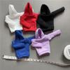 1/12 Scale Action Figure Clothes,Female Hoodie Sweater Costume Clothes for 6inch Action Figure Body (Purple, Female Clothes) view 2