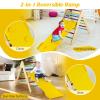 GLACER Climbing Triangle Ladder w/Ramp, Wooden Climbing Triangle w/ 2-in-1 Reversible Ramp, Toddlers Climbing Toy for Climbing & Sliding, Kids Playground for Living Room, Kids Room (Colorful) view 2