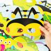 CY2SIDE 30pcs Spring Bugs Paper and Elastic Masks for Kid,Spring Time Insect Theme Dress-Up Party Accessory Favor Supplies view 4