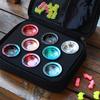 ShireBlue Outdoor Yoyo Toy Equipment Protective Bag Storage Bag, 8 Hole Yoyo Protective Bag with Inner Zippered Pocket view 4