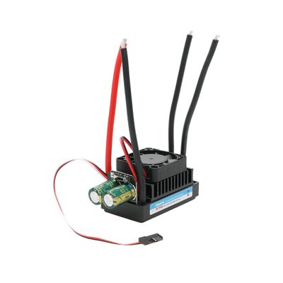 1PCS 3S-12S 100A Dual Way Brushed ESC High Power DC 12V-48V 895 997 Motor Bidirectional Electric Speed Controller Air Cooling for 1/5 Baja Car Remote Control Lawn Mower