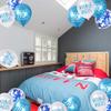 10th Birthday Balloon, Double Digits Happy 10th Birthday Latex Confetti Balloon Ribbons for 10th Boys Birthday Party Decorations 10 Year Old Birthday Supplies 12inch (Blue) view 4