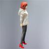 1/12 Scale Action Figure Clothes,Female Hoodie Sweater Costume Clothes for 6inch Action Figure Body (White, Female Clothes) view 4