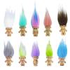 Retro Troll Dolls PVC Vintage Troll Doll Mini Action Figures Cake Toppers Chromatic Adorable Cute Little Guys Collection, School Project, Arts Crafts, Party Favors (18pack) view 2