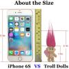 Retro Troll Dolls PVC Vintage Troll Doll Mini Action Figures Cake Toppers Chromatic Adorable Cute Little Guys Collection, School Project, Arts Crafts, Party Favors (18pack) view 4