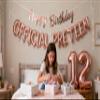 12th Birthday Decorations for Girls, Official Pre-Teen 12th Birthday Balloon 12th Birthday Banner Number 12 Foil Balloons for Her 12 Years Old Birthday Daughter Supplies Girls(12th Rose gold) view 3