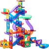 Learn & Grow Magnetic Marble Run Expansion Pack - 88PCs Ultimate Marble Race Track, Magnet Tiles Accessories, Magnetic Ball Track, STEM Building Toys - Construction Toys for Toddlers & Kids Age 3+ view 1