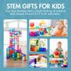 Learn & Grow Magnetic Marble Run Expansion Pack - 88PCs Ultimate Marble Race Track, Magnet Tiles Accessories, Magnetic Ball Track, STEM Building Toys - Construction Toys for Toddlers & Kids Age 3+ view 3