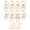 CRASPIRE 10PCS Wood Baby Wardrobe Dividers Rainbow Design from Newborn to 36 Month Hanger Seperaters Baby Closet Organizers, Nursery Infant Wardrobe Divider Gift, for Newborn Baby Shower view 1