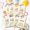 CRASPIRE 10PCS Wood Baby Wardrobe Dividers Rainbow Design from Newborn to 36 Month Hanger Seperaters Baby Closet Organizers, Nursery Infant Wardrobe Divider Gift, for Newborn Baby Shower view 4