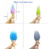 Mini Troll Dolls PVC Vintage Action Figures Cake Toppers Chromatic Adorable Cute Little Guys Collection, School Project, Arts Crafts, Party Favors (20pack-A) view 4
