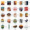 63 Pcs America Arizona Aesthetics Flag Graffiti Waterproof Vinyl Stickers for Water Bottles Laptop Suitcase for Birthday Party Supplies Halloween Decoration Favors view 2