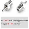 WLYEJEA 5PCS RC Spark Glow Plug #3#4 N3 N4 Spark Nitro Engine Parts 70117 Replace OS for 1/10 1/8 RC Buggy Monster Truck Traxxas Redcat Kyosho HPI HSP view 2