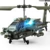 SYMA RC Helicopters, S51H Remote Control Helicopter 2.4GHz Military Army Toys for Boys Girls Kids with Altitude Hold, One Key Take Off/Landing, LED Light, Low Battery Reminder view 1
