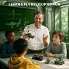 SYMA RC Helicopters, S51H Remote Control Helicopter 2.4GHz Military Army Toys for Boys Girls Kids with Altitude Hold, One Key Take Off/Landing, LED Light, Low Battery Reminder view 3
