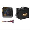 SUPULSE 10A 150W DC Balance Charger with Multi Plug Conversion Line and Lipo Battery Safe Bag with Detachable Adjustable Shoulder Strap view 1