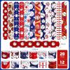 Aoriher 194 Pcs Baseball Party Favor Set Sport Party Gift Bulk Baseball Goodie Bag Filler Mini Ball Toy Silicone Bracelet Tattoo Sticker Keychain Button Pin Slap Bracelet for Birthday Party Supplies view 2
