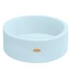 HARBOLLE Baby Ball Pit 35.4" Soft Round Memory Foam Ball Pits NOT Included Balls Indoor Outdoor Playpen for Babies Toddlers Kids Great Gift for Girls Boys, Blue view 1