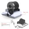 BUAOB Rock Tumbler Kit - Turn Rough Rocks into Beautiful Gems with 7-Day Timer, Includes 2 Belts, Bag of Rough Stones, 4 Stages of Grits: Coarse, Fine, Polishing, Final Polishing view 3