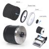 BUAOB Rock Tumbler Kit - Turn Rough Rocks into Beautiful Gems with 7-Day Timer, Includes 2 Belts, Bag of Rough Stones, 4 Stages of Grits: Coarse, Fine, Polishing, Final Polishing view 4