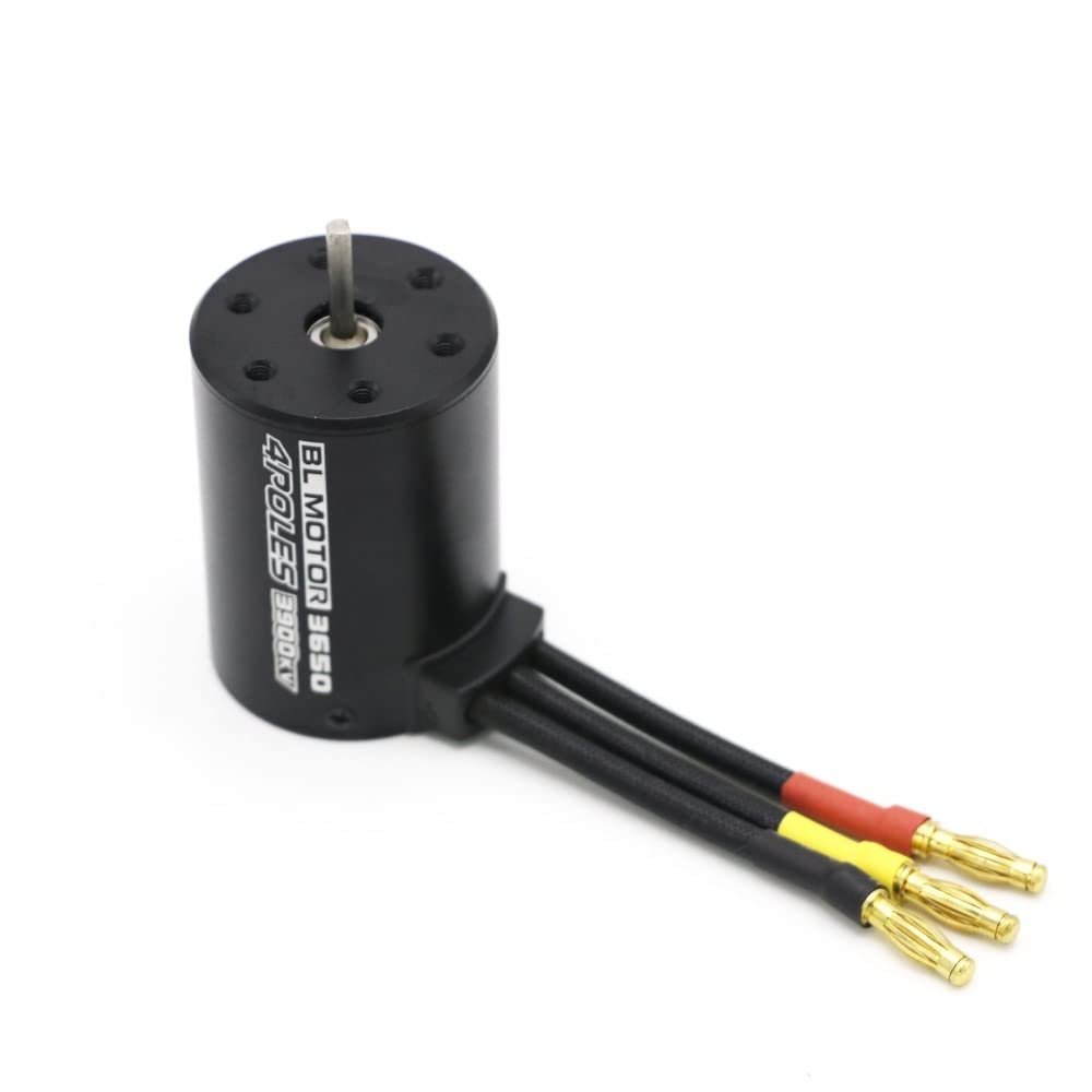 RC helicopter aircraft parts 3650 3900KV Brushless Motor & Waterproof 25A 35A 45A 60A 80A 120A Brushless ESC with Program Car Combo for RC Car RC Boat Part Replaceable accessories ( Color : 3650 3