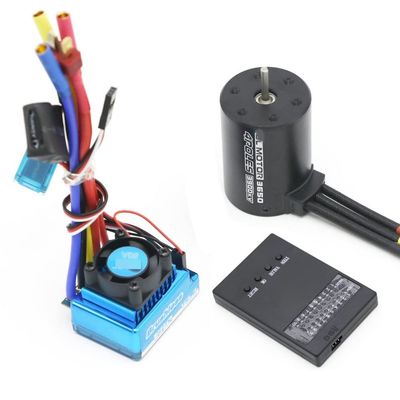 RC helicopter aircraft parts 3650 3900KV Brushless Motor & Waterproof 25A 35A 45A 60A 80A 120A Brushless ESC with Program Car Combo for RC Car RC Boat Part Replaceable accessories ( Color : 120A E