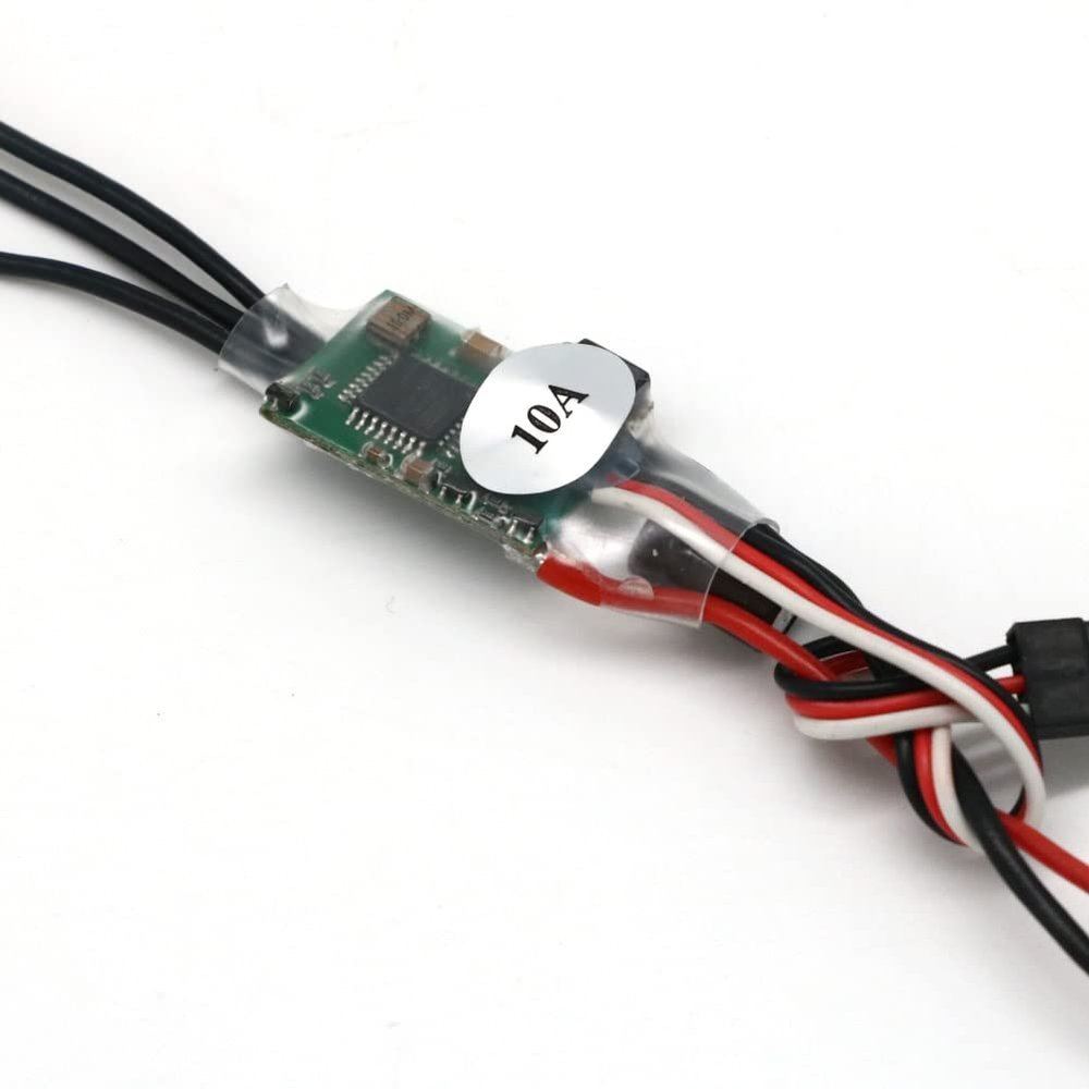 APEFIT RC Helicopter Aircraft Parts for RC 2-3S ESC 6A 8A 10A 12A 15A 20A 30A 40A Electronic Speed Controller ESC with 5V UBEC for RC Multicopter Airplane Replaceable Accessories (Color : 10A ESC)