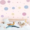 Big Polka Dots Wall Decals for Kids Room, Peel & Stick Vinyl Circle Decals DIY Bedroom Playroom Baby Boys Girls Neutral Bedroom Nursery Decor view 2