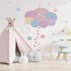 Big Polka Dots Wall Decals for Kids Room, Peel & Stick Vinyl Circle Decals DIY Bedroom Playroom Baby Boys Girls Neutral Bedroom Nursery Decor view 3