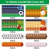 36 Sets Valentines Day Sports Gift Card for Kids with Stress Balls Mini Squeeze Foam Soccer Basketball Baseball Football Stress Relief Balls Toys Bulk for Classroom Exchange, Valentine Party Favors view 2