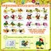 Colplay Valentines Day Gifts for Kids Classroom-28 Pack Animal Building Blocks with Kids Valentines Day Cards for School & Stickers, Class Valentines Gifts Boxes for Boys Girls Party Favors Exchange view 4
