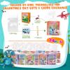Colplay 24 Packs Valentines Day Gifts for Kids Classroom-Dinosaur Building Blocks with Valentines Day Cards for Kids School & Stickers, Exchange Valentines Party Favors Boxes for Boys Girls view 3
