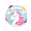 Legami - Tambourine, for Children, with 4 Rattles, improves coordination, motor skills, sense of rhythm,  14.5 cm, Unicorn theme view 2