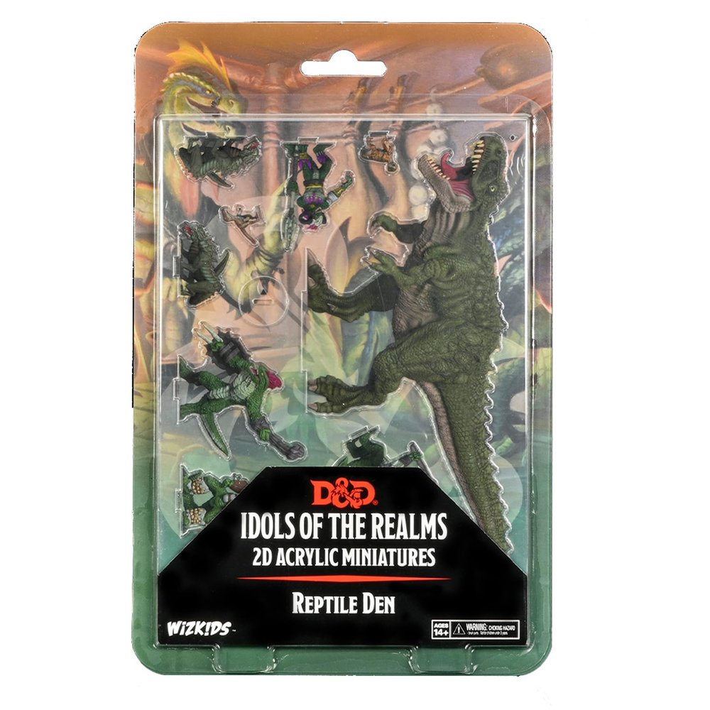 WizKids D&D Idols of The Realms: Scales & Tails - Reptile Den - 2D Set