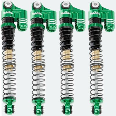 1/24 Axial SCX24 Aluminum 58mm Long Travel Shocks (Green)