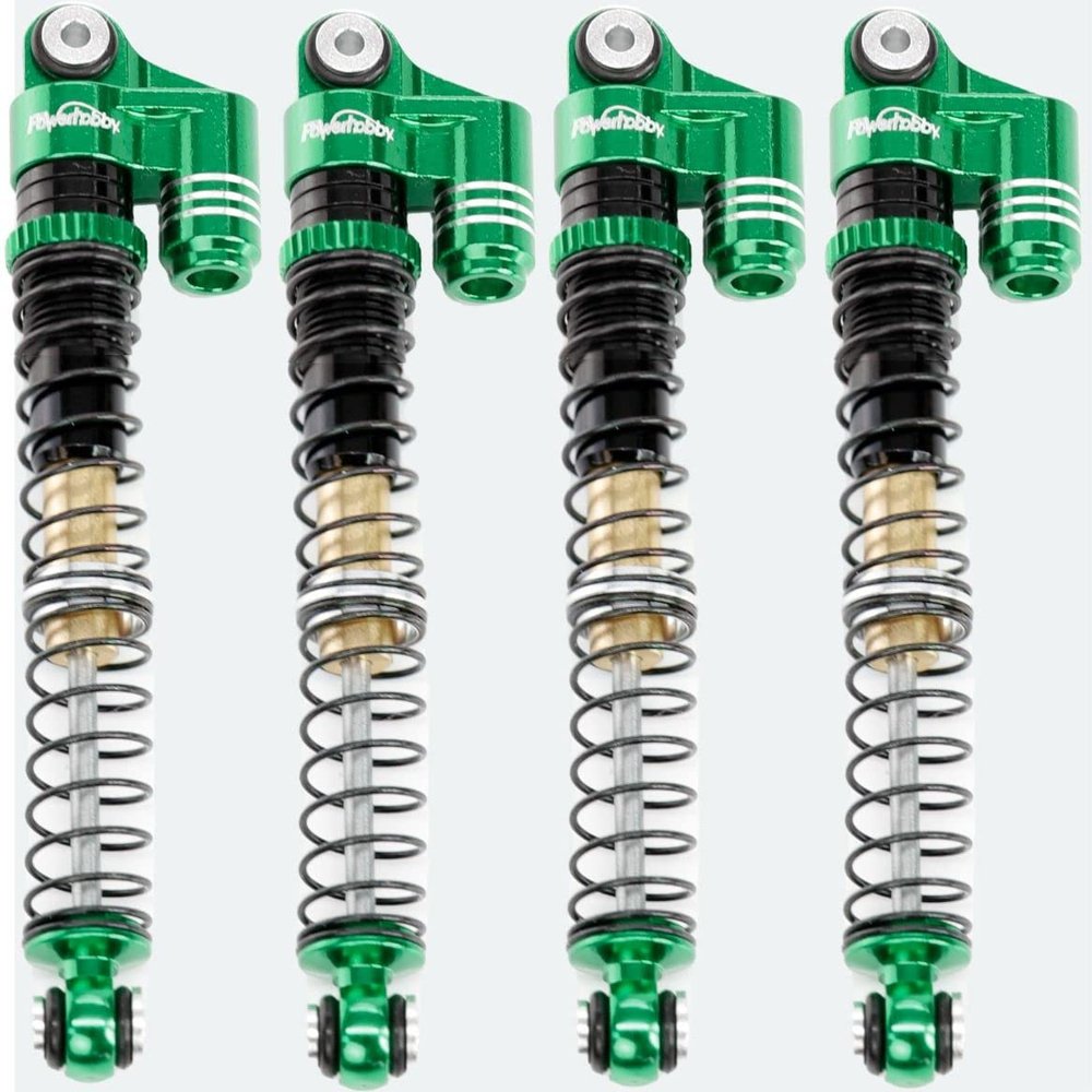 1/24 Axial SCX24 Aluminum 58mm Long Travel Shocks (Green)