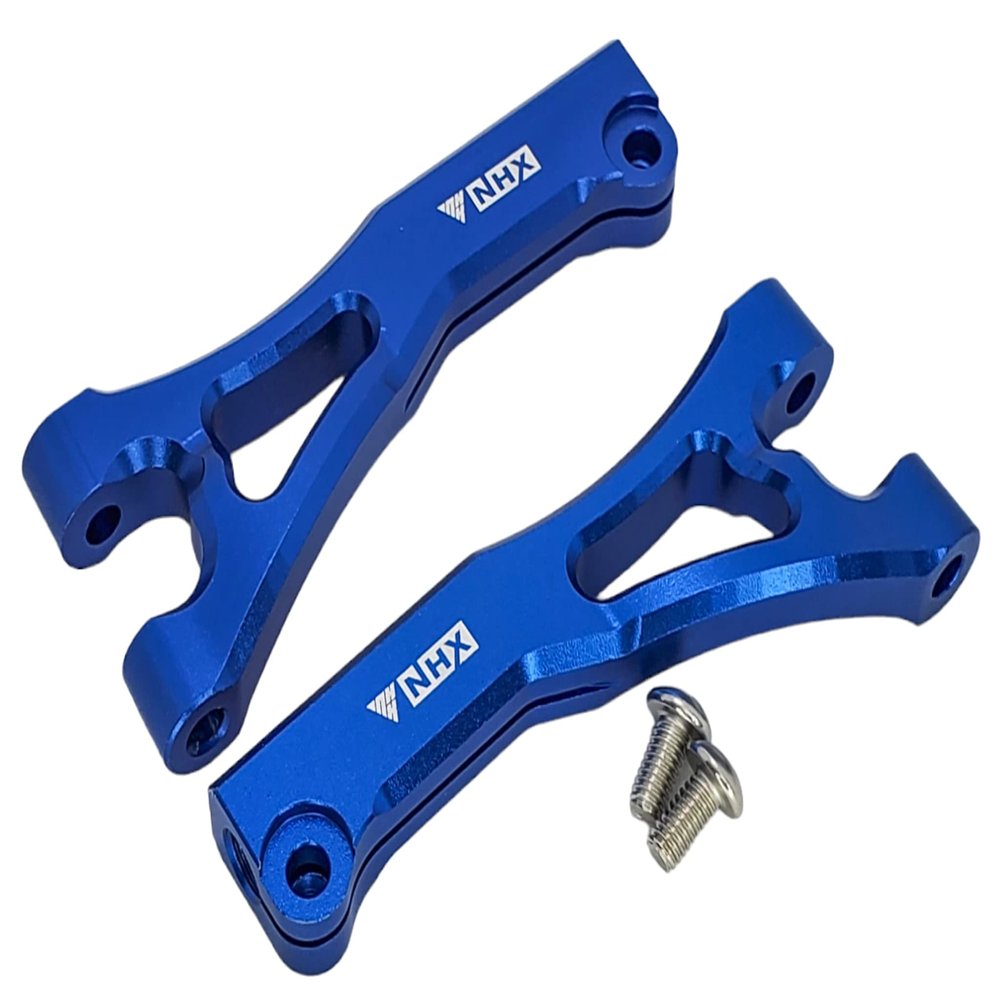 NHX RC Aluminum Front Upper Arms for 1/7 Infraction 6S/Limitless/1/8 Typhon Blue