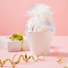 Celebrate It Small White Tin Gift Pail with Handle - Pack of 24 view 2