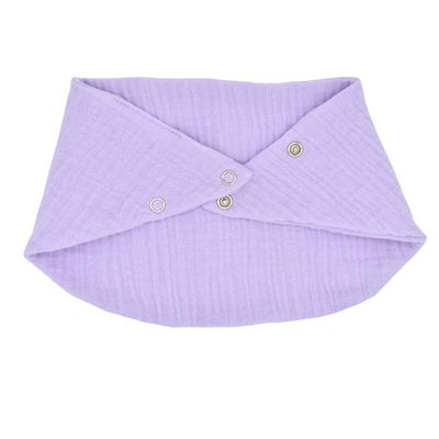Scarf Infant Baby Bib Cotton Scarf Bib Bandana Organic Cotton Baby Care Baby Boys Girls Bib Set for (Purple, One Size)