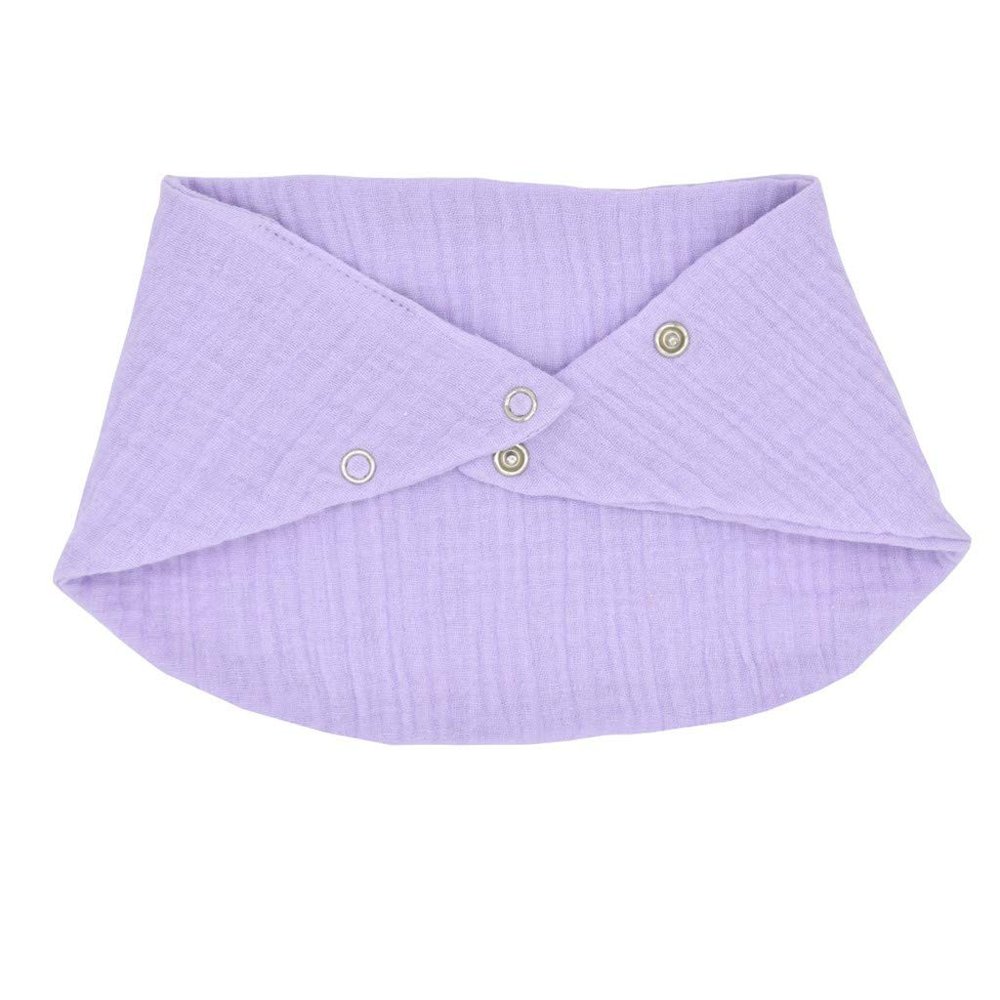 Scarf Infant Baby Bib Cotton Scarf Bib Bandana Organic Cotton Baby Care Baby Boys Girls Bib Set for (Purple, One Size)