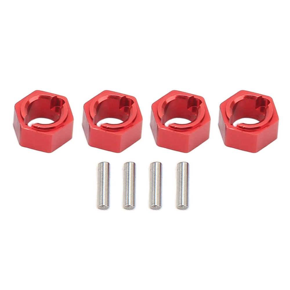 Alomejor RC Wheel Adapter, Lightweight Aluminum Alloy 7mm Adapter for 1/24 Scale RC Cars Aluminum RC Hub for Racing Off-Road Enthusiasts Racers and Hobbyists