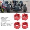 Alomejor RC Wheel Adapter, Lightweight Aluminum Alloy 7mm Adapter for 1/24 Scale RC Cars Aluminum RC Hub for Racing Off-Road Enthusiasts Racers and Hobbyists view 4