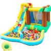 Doctor Dolphin Bounce House for Kids, Inflatable Water Slide, Indoor Bouncy House for Kids, Kids Bouncy Castle with Waterslide, Jump House for Dry and Wet Backyard(450W Blower Include) view 1