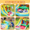 Doctor Dolphin Bounce House for Kids, Inflatable Water Slide, Indoor Bouncy House for Kids, Kids Bouncy Castle with Waterslide, Jump House for Dry and Wet Backyard(450W Blower Include) view 4