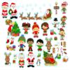 Christmas Time Fun Felt Figures for Flannel Board Stories 50 Pieces view 1