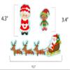 Christmas Time Fun Felt Figures for Flannel Board Stories 50 Pieces view 3