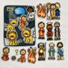 Daniel & Lions Den Felt Figures for Bible Flannel Board Stories Fiery Furnace Young Daniel view 3