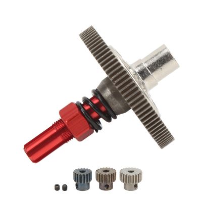 Slipper Gear Set, 91T Slipper Gear Set Differential Upgrade Parts Metal Gear Assembly Weihnachten for Arrma Senton 1:10 RC Cars Car Model Parts (Red)